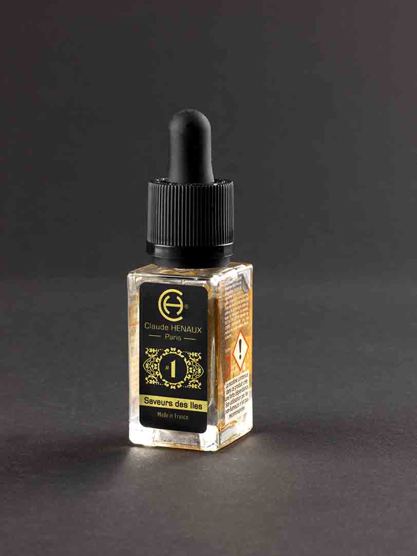 #01 : Saveurs des Îles - 10 ml #01 - Saveurs des Îles - e liquide custard - 10ml